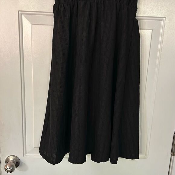 SweatyRocks Women's Short Batwing Sleeve Cross Wrap V-Neck A-line Swing Dress. L - Picture 9 of 12